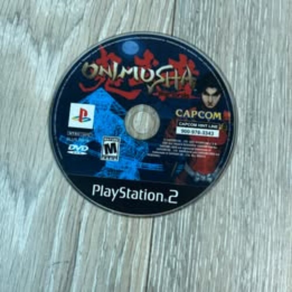 VTG 2001 PS2 ONIMUSHU WARLORDS VIDEO GAME NO CASE OR MANUAL